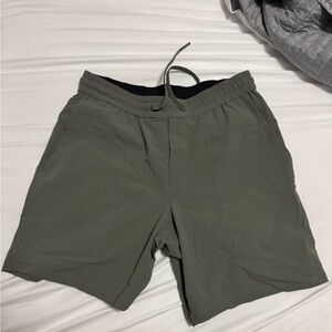lululemon athletica Men's Sage Green Athletic Shorts